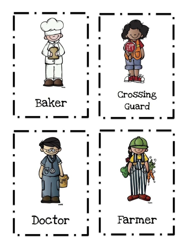 Community Helpers Printables Free