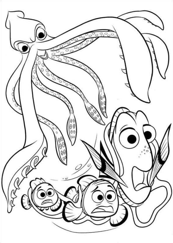 Dory Coloring Pages