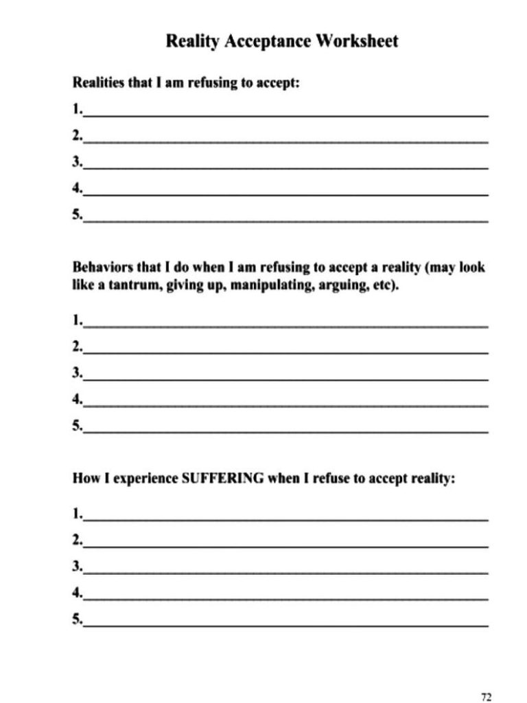 Dbt Worksheets For Children