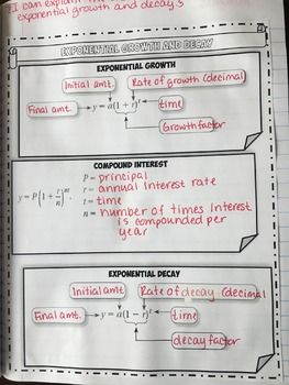 Algebra 2 Exponential Growth And Decay Worksheet