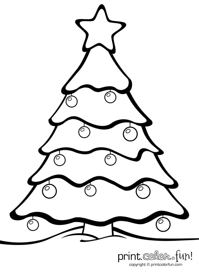 Christmas Tree Coloring