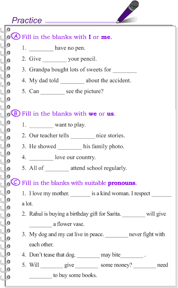 Grade 4 English Worksheets With Answers