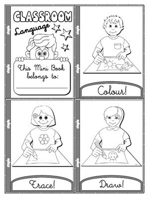 Worksheets Classroom Language Flashcards