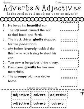 Adverb Worksheets Pdf Grade 2