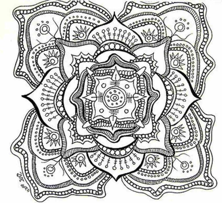 Mandala Coloring Pages For Adults