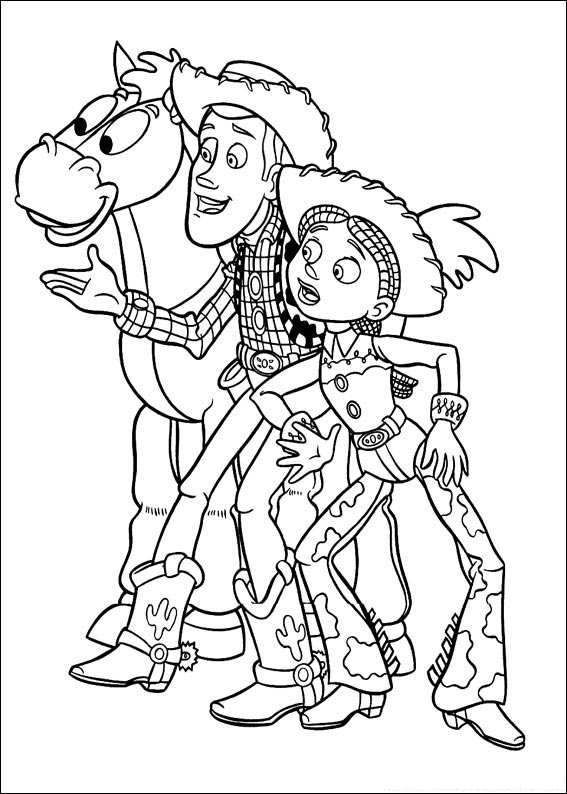 Woody Coloring Page