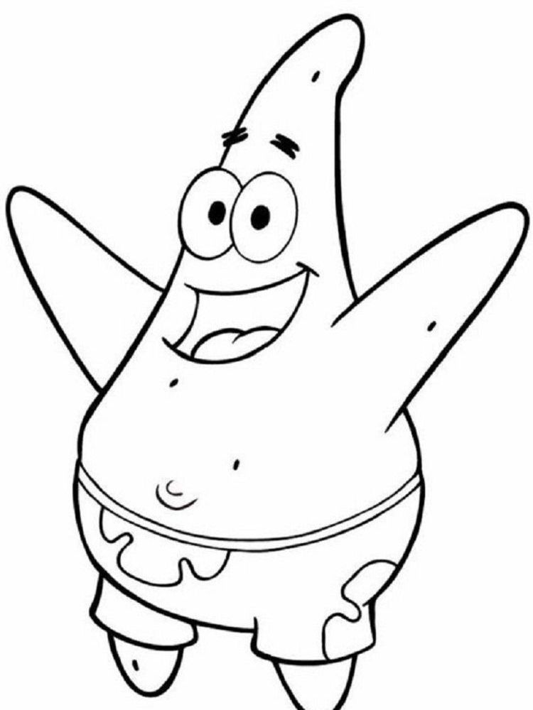 Patrick Coloring Pages