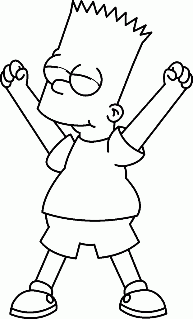 Bart Simpson Coloring Pages