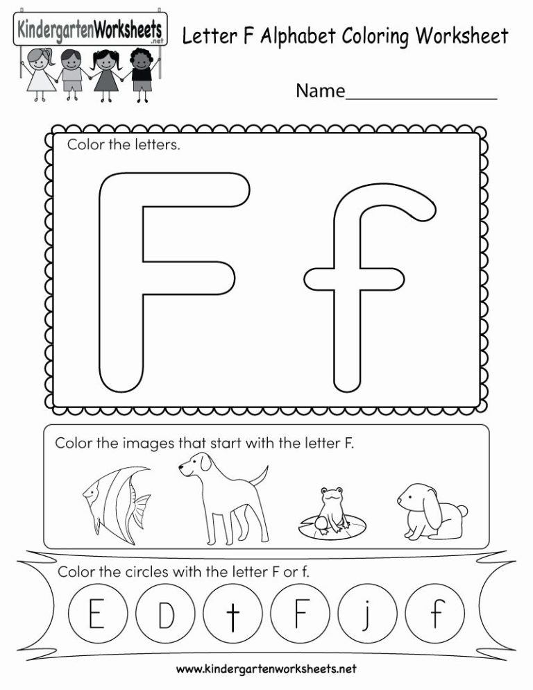 Alphabet Sheet With Pictures