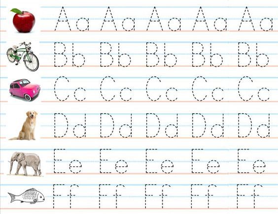 Alphabet Practice Sheets For Nursery