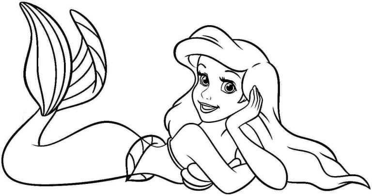 Princess Ariel Coloring Pages