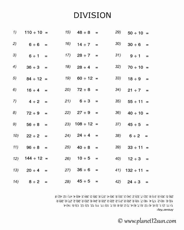 7th Grade Math Worksheets With Answers