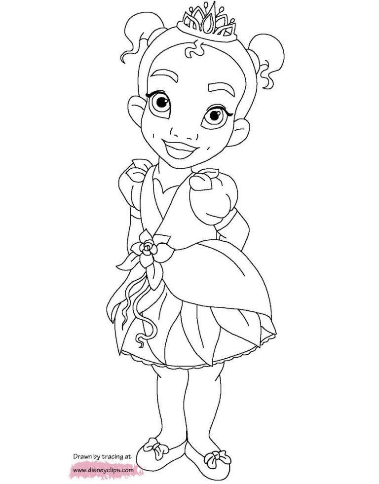 Princess And The Frog Coloring Pages