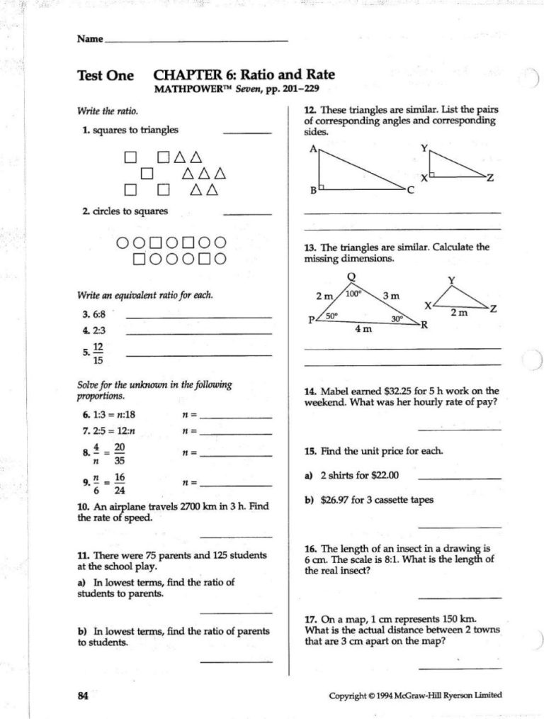 Work And Power Worksheet Pdf Answer Key