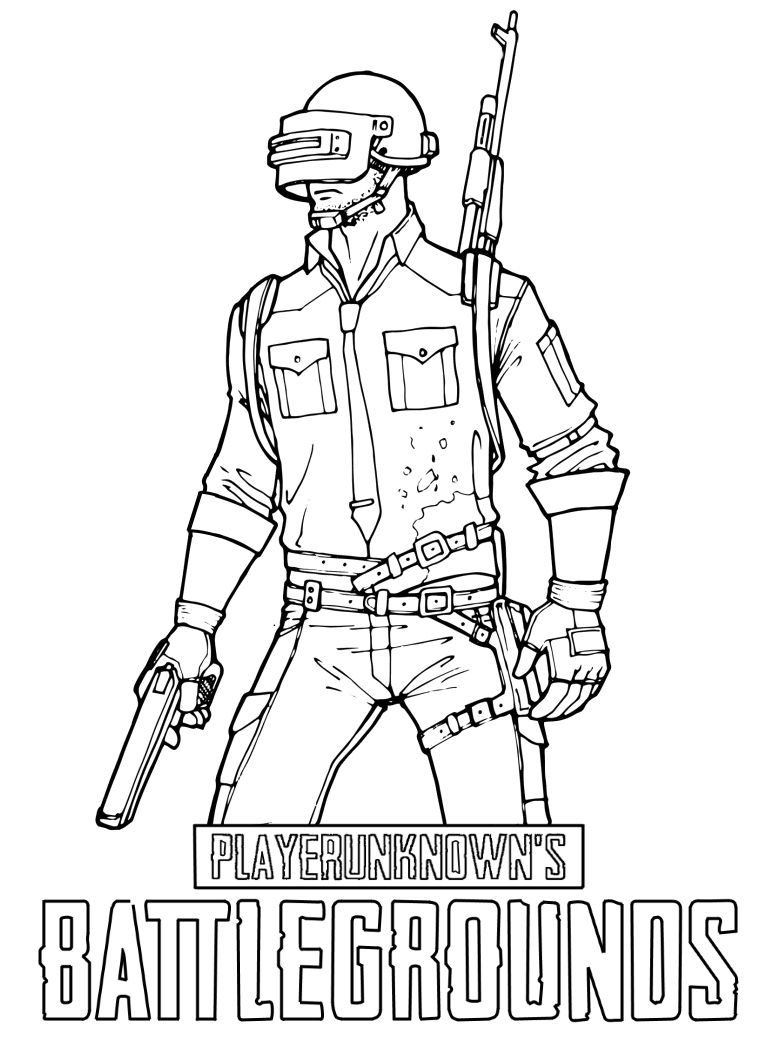 Pubg Coloring Pages