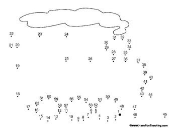 Dot To Dot Worksheets For Preschoolers