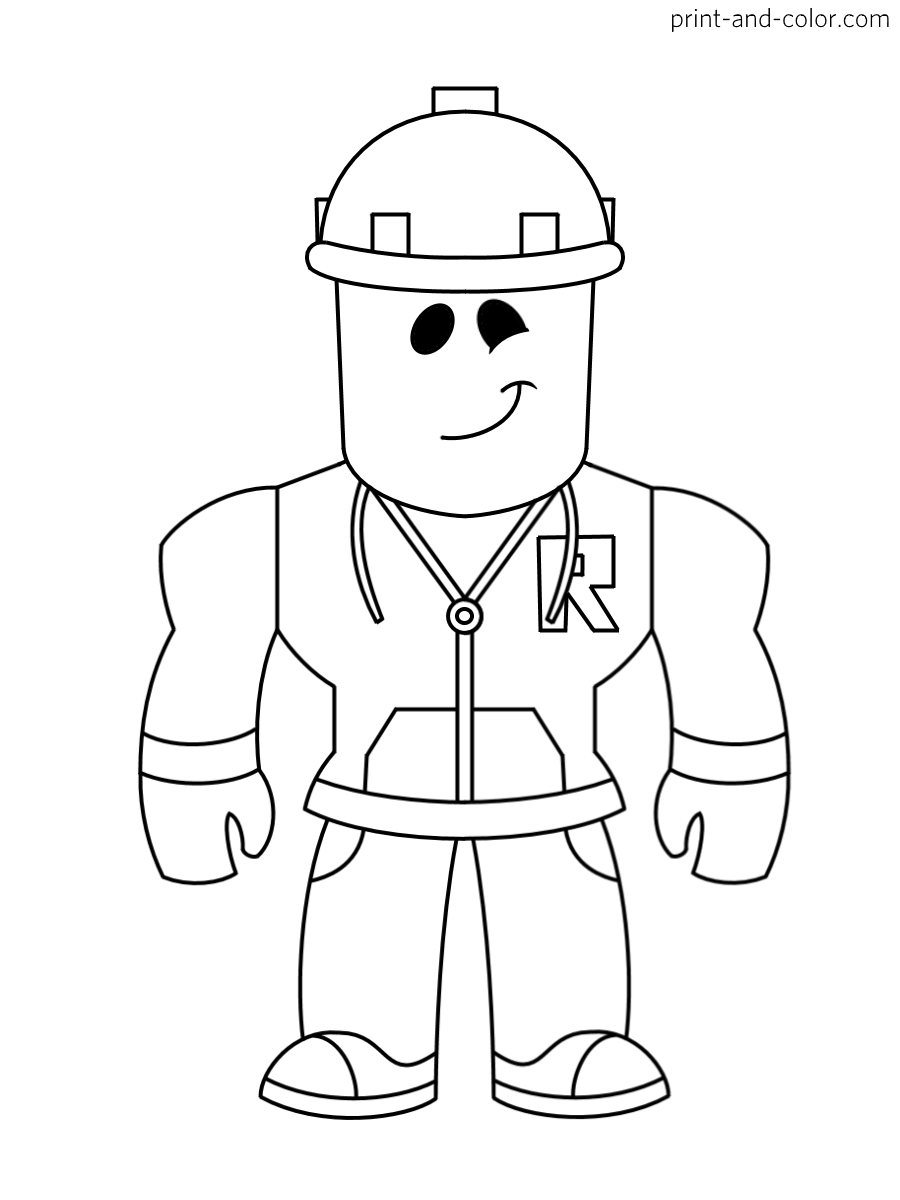 Roblox Coloring Sheets