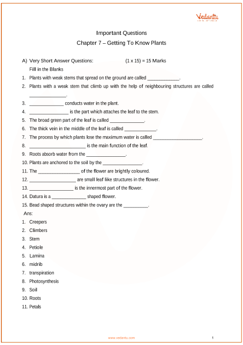 Class 6 Science Chapter 1 Worksheet Pdf