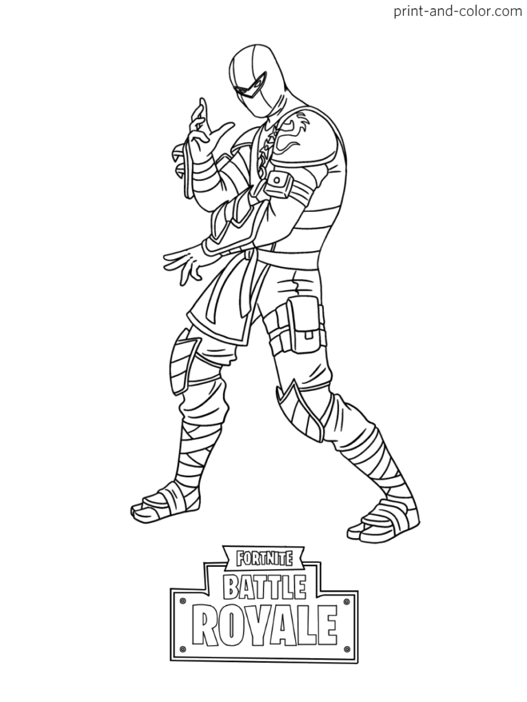 Fortnite Coloring Pages Free