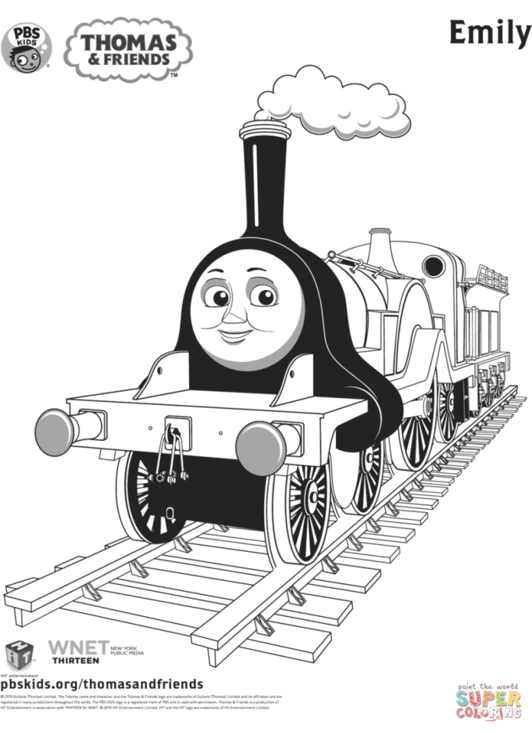 Thomas The Train Coloring Pages