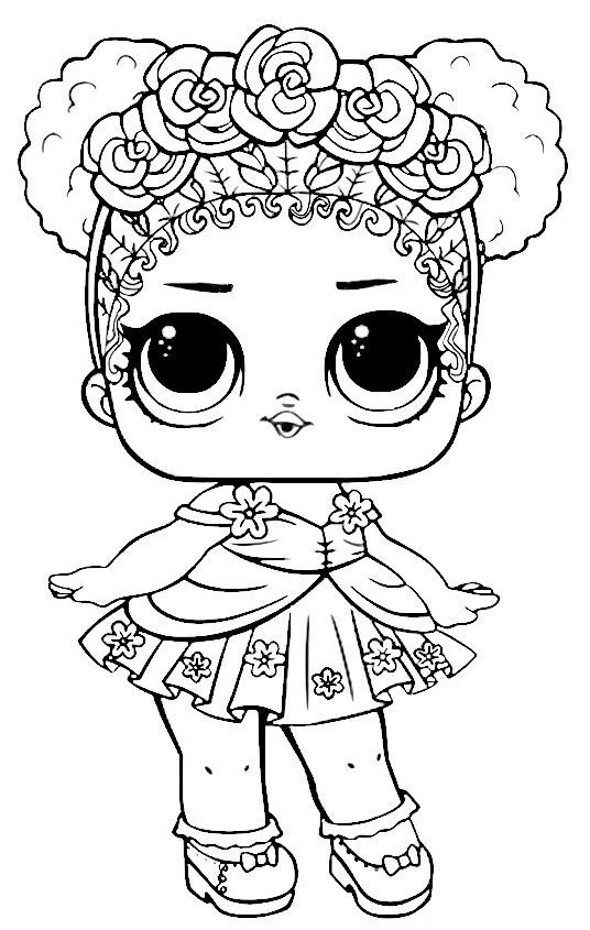 Lol Dolls Colouring Pages