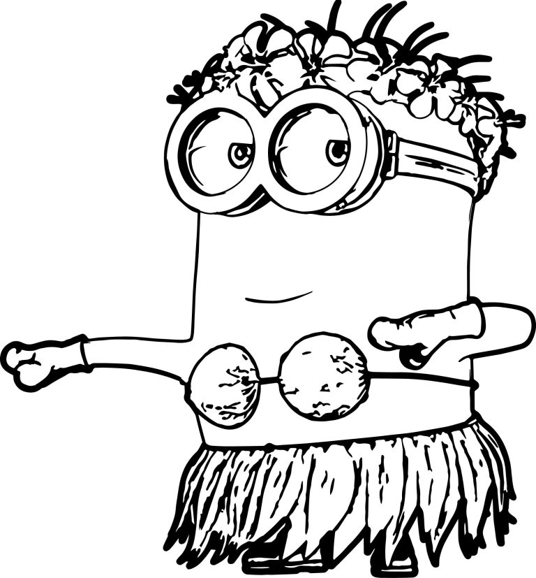 Minion Coloring Pages For Adults