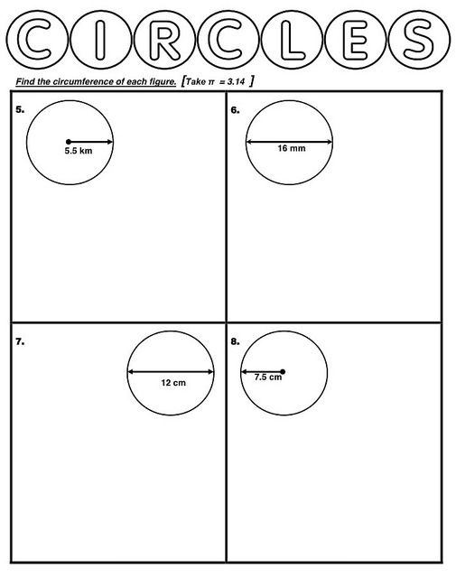 Circle Worksheet