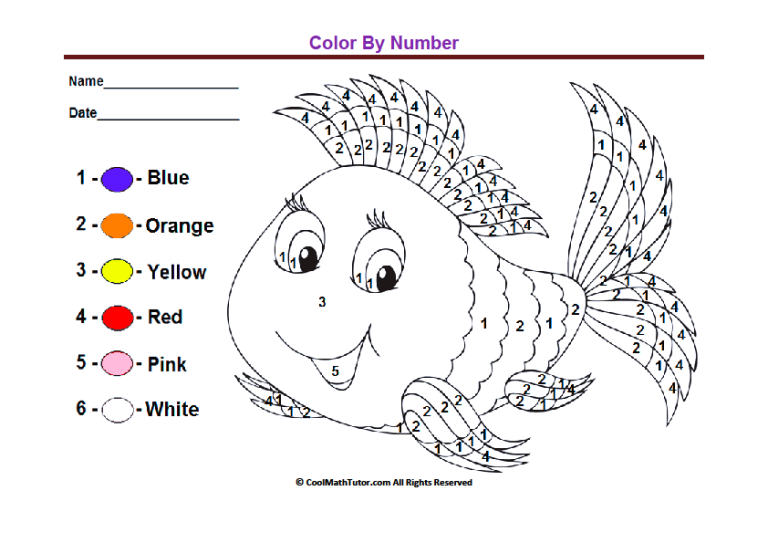 Coloring Worksheets For Kindergarten