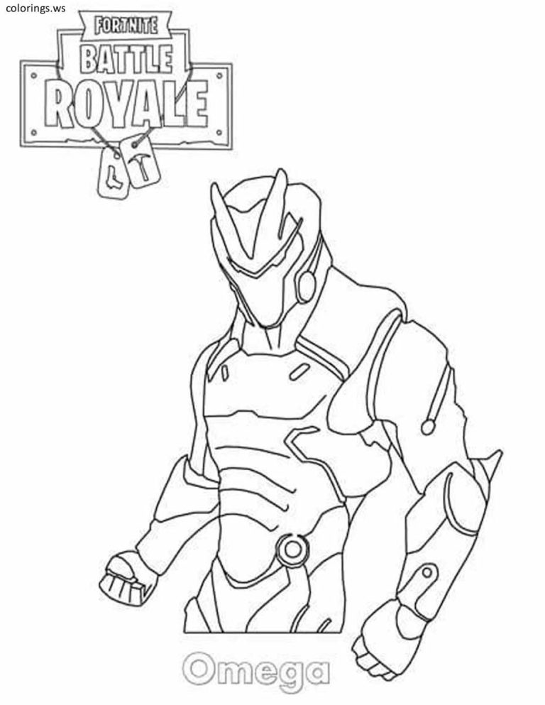 Fortnite Printable Coloring Pages