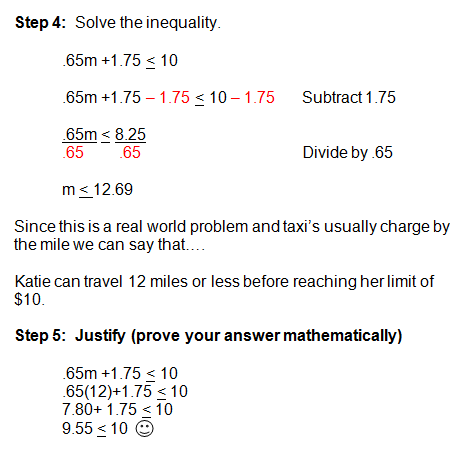 Inequality Word Problems Worksheet Answer Key