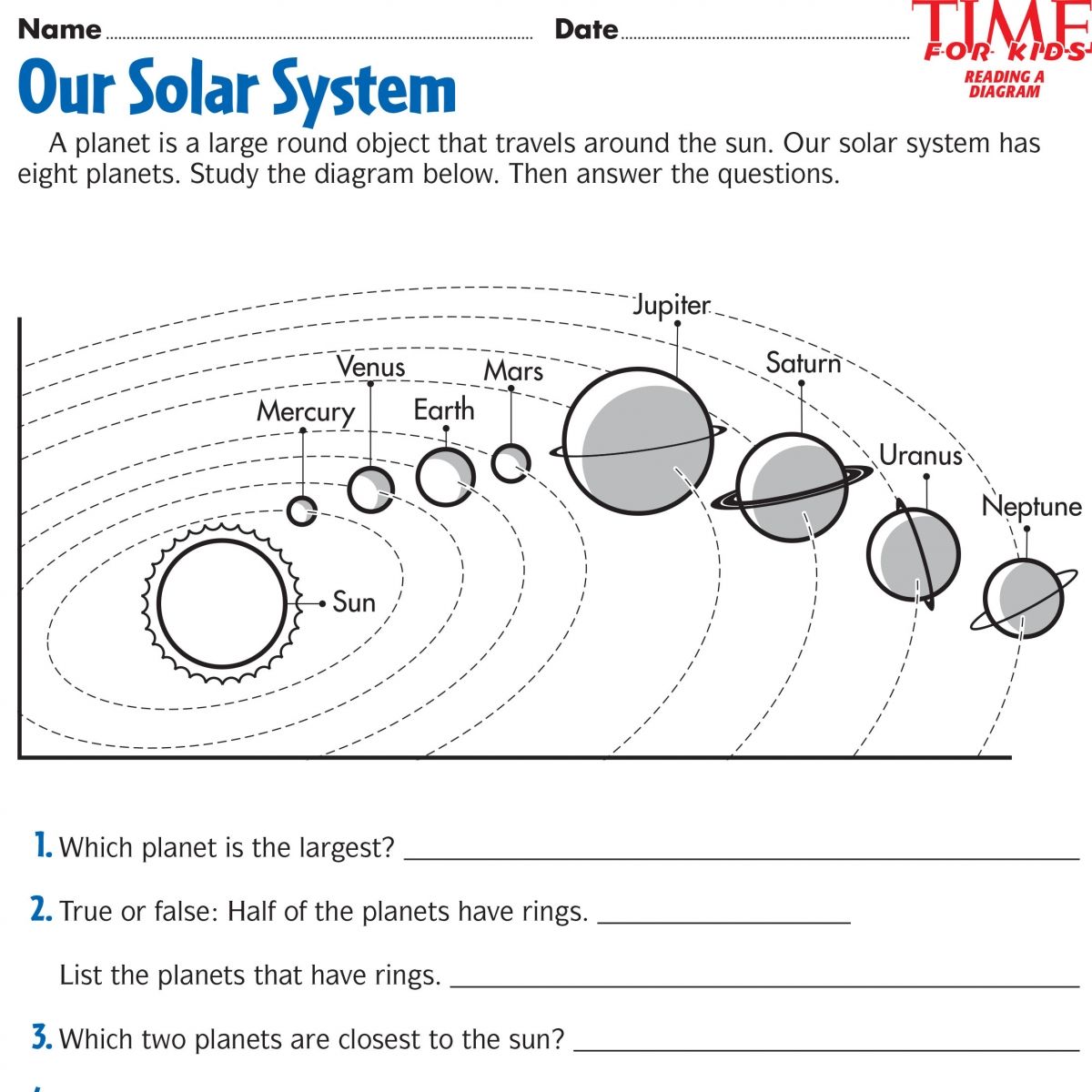 Space Worksheets Free