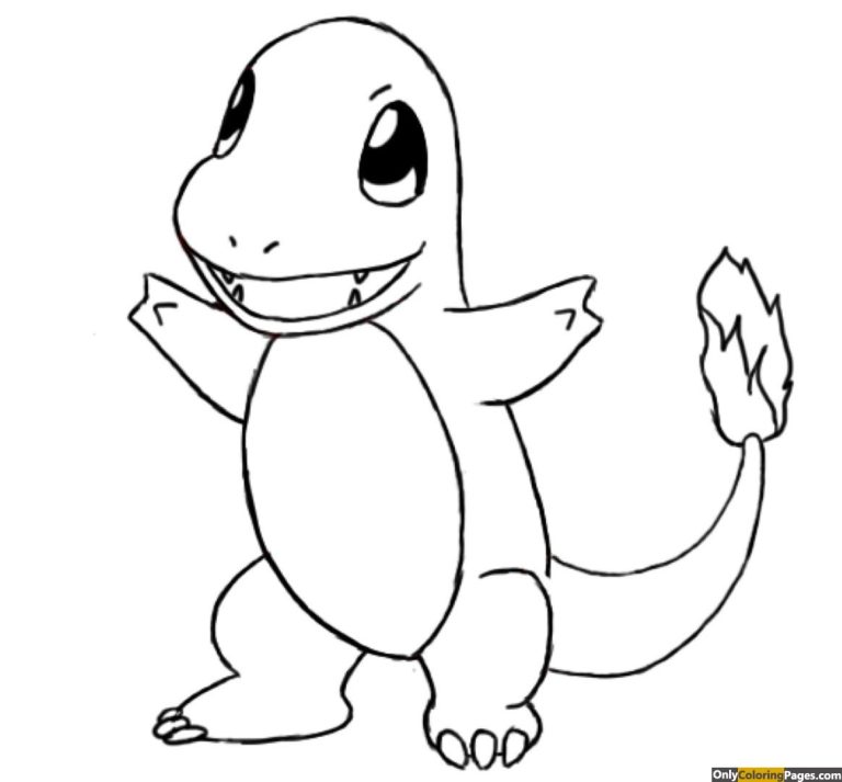 Pokemon Coloring Pages Charmander