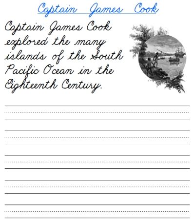 Cursive Writing Worksheets 7th Grade