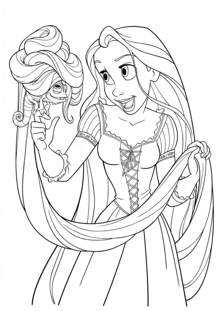 Tangled Coloring Pages