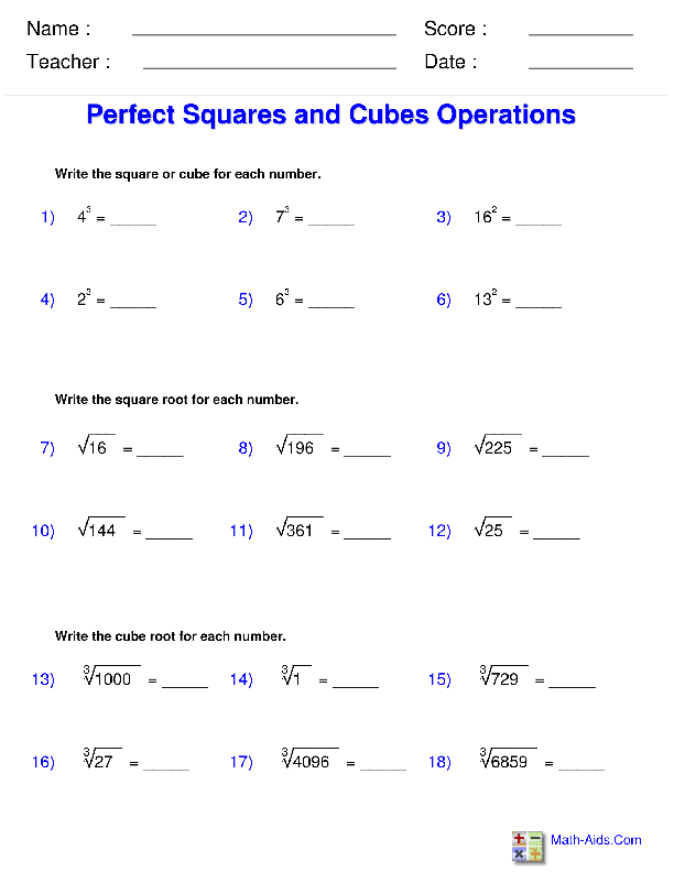 Adding And Subtracting Radicals Worksheet With Answers