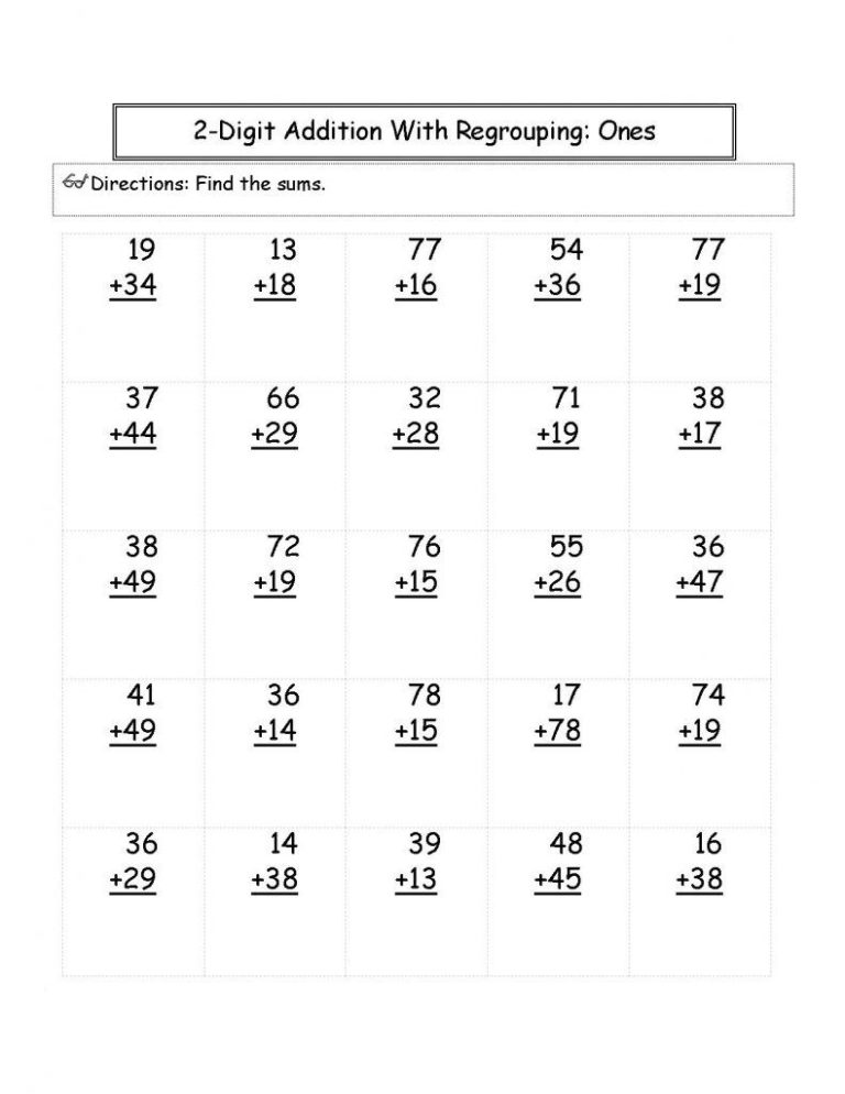 Math Problems For 2nd Graders