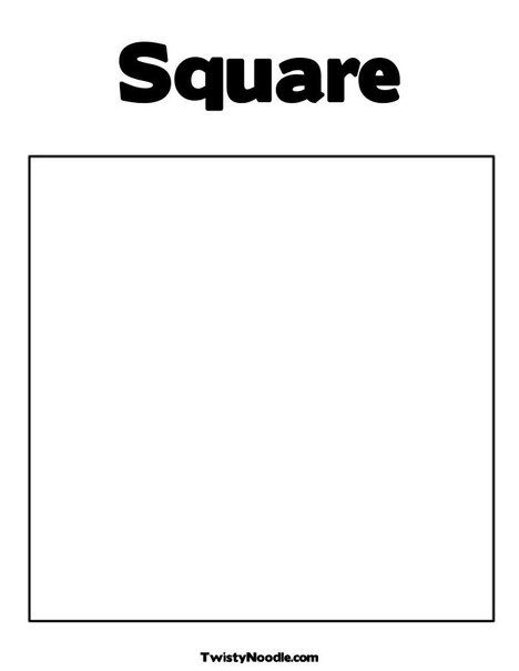 Square Coloring Pages