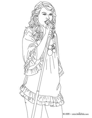 Taylor Swift Coloring Pages