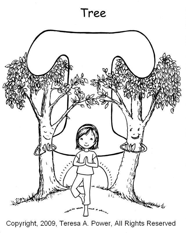 Yoga Coloring Pages