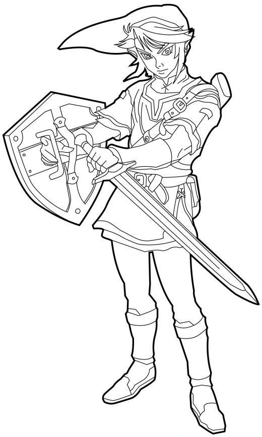 Link Coloring Pages