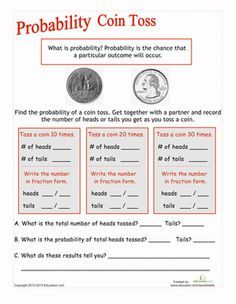 Experimental Probability Worksheet Answers