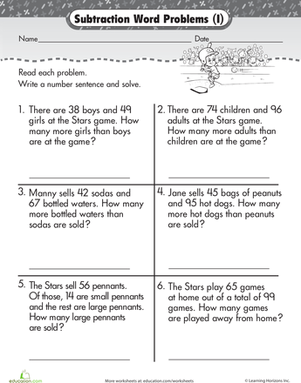 Problem Solving Addition Word Problems For Grade 2 Worksheets