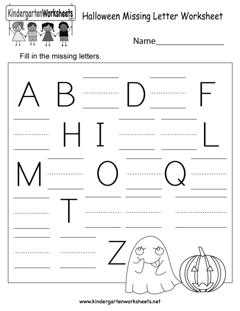 Free Kindergarten Worksheets Letters