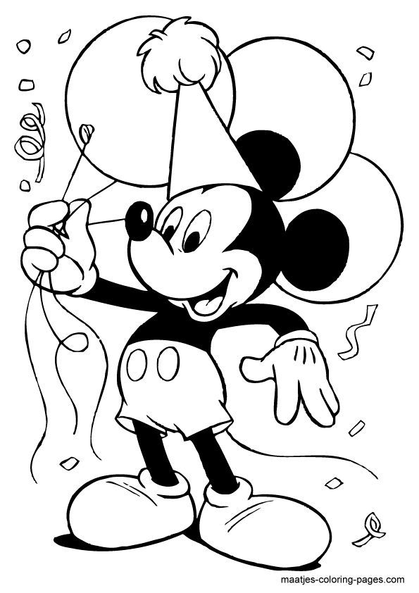 Mickey Mouse Coloring Pages