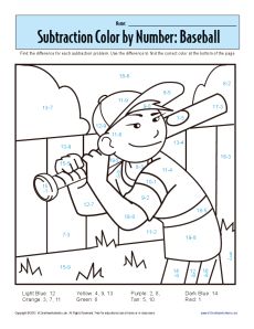 First Grade Math Worksheets Coloring