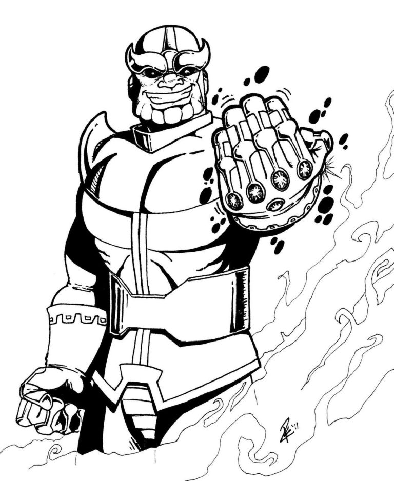 Avengers Endgame Coloring Pages