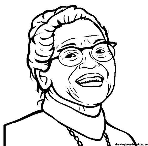 Rosa Parks Coloring Page