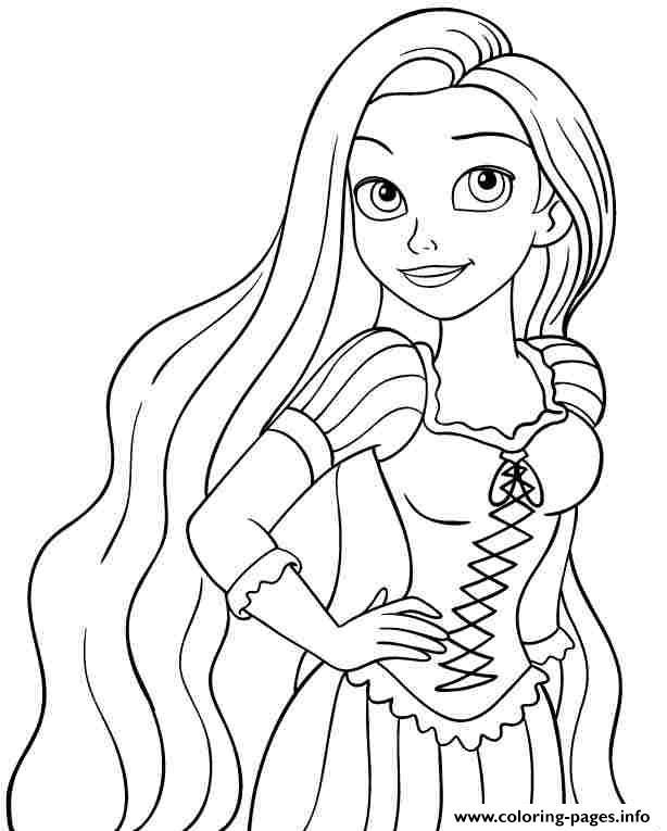 Rapunzel Coloring Pages