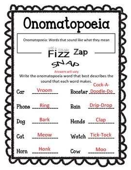 Alliteration Worksheets Kindergarten