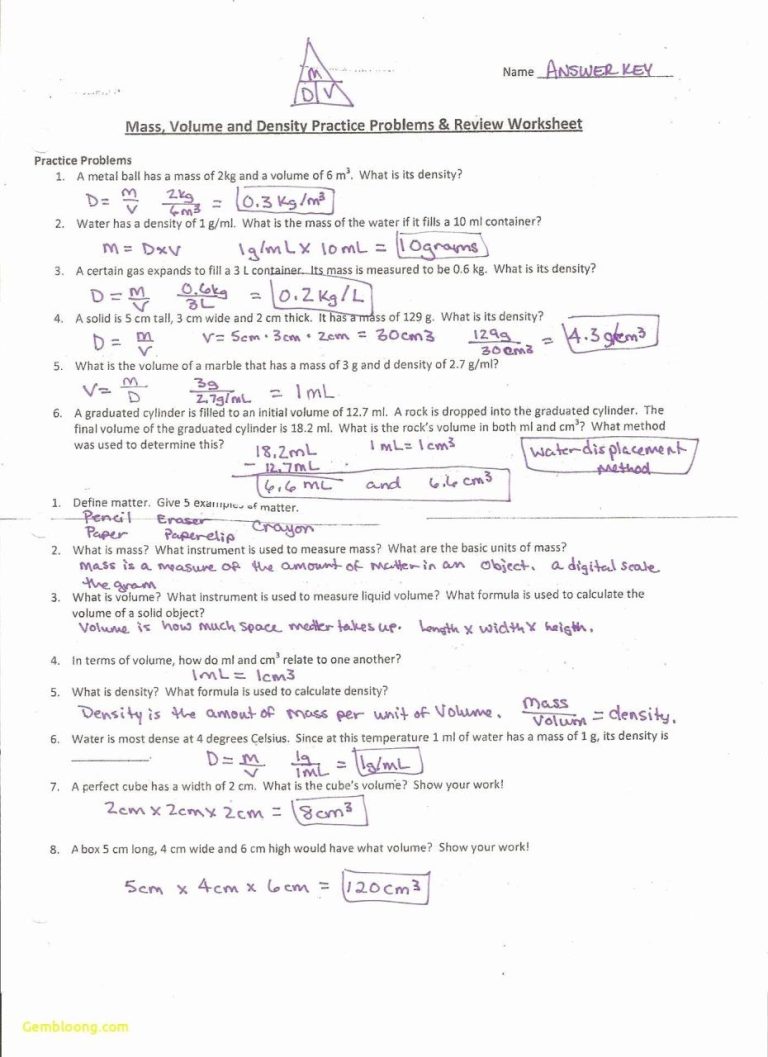 Molarity Problems Worksheet